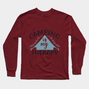 Camping Therapy Long Sleeve T-Shirt